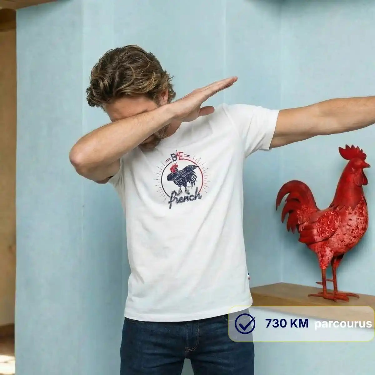T-shirt Homme blanc | Be French