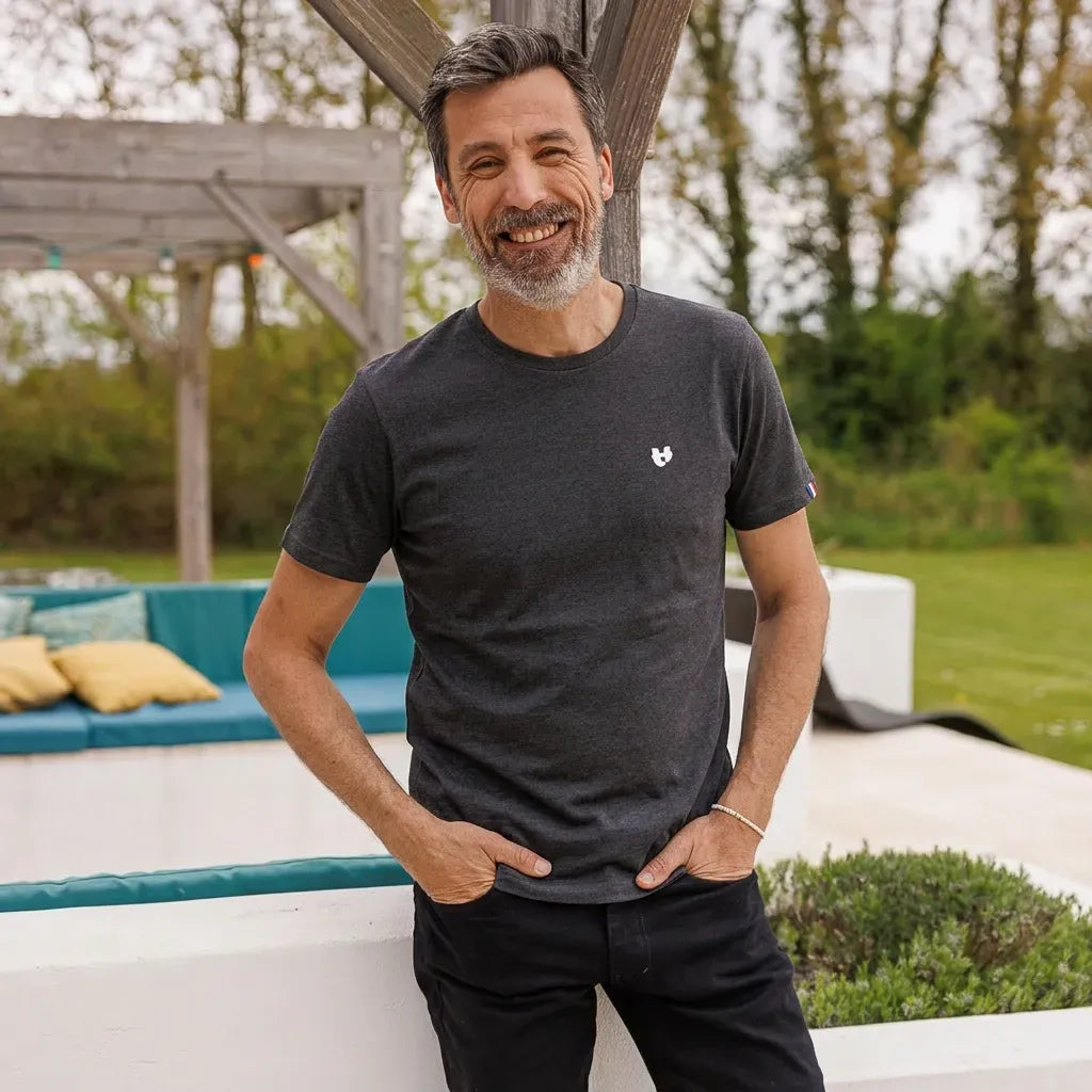 T-shirt Homme Anthracite | COEUR TEMP