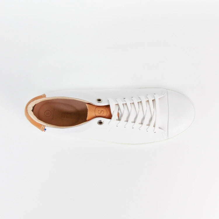 Basket Made In France femme - Abélia Blanche