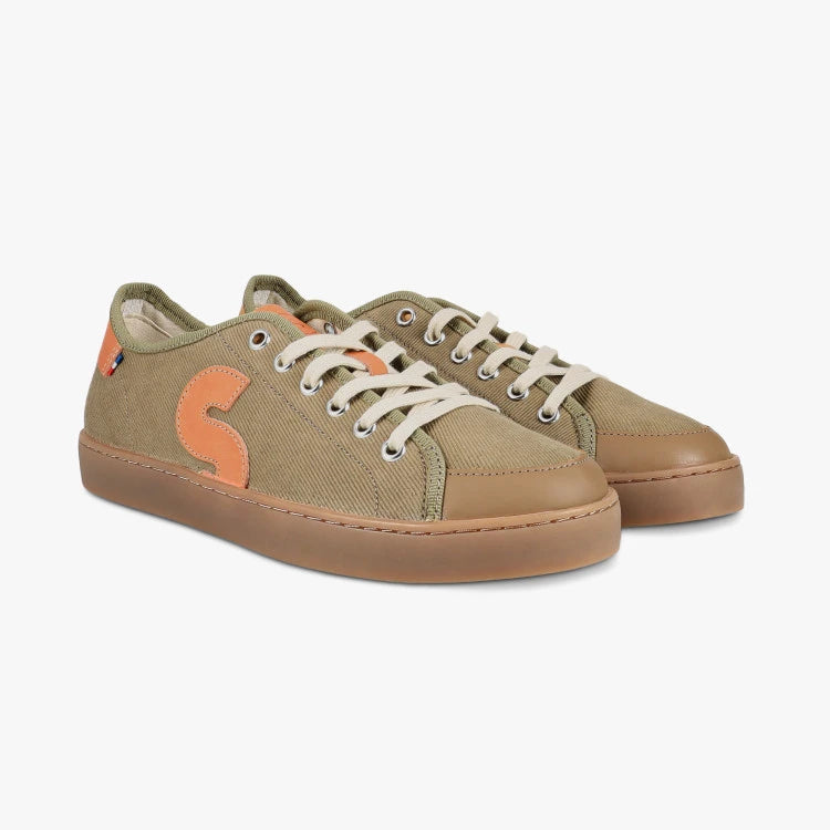 Basket française Aloé Kaki