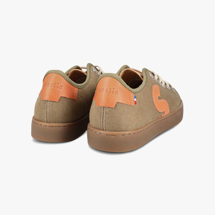 Basket française Aloé Kaki