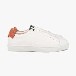 Basket française Abelia Blanc Orange Kaki