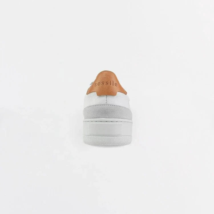 Basket française Belis Blanc Gris
