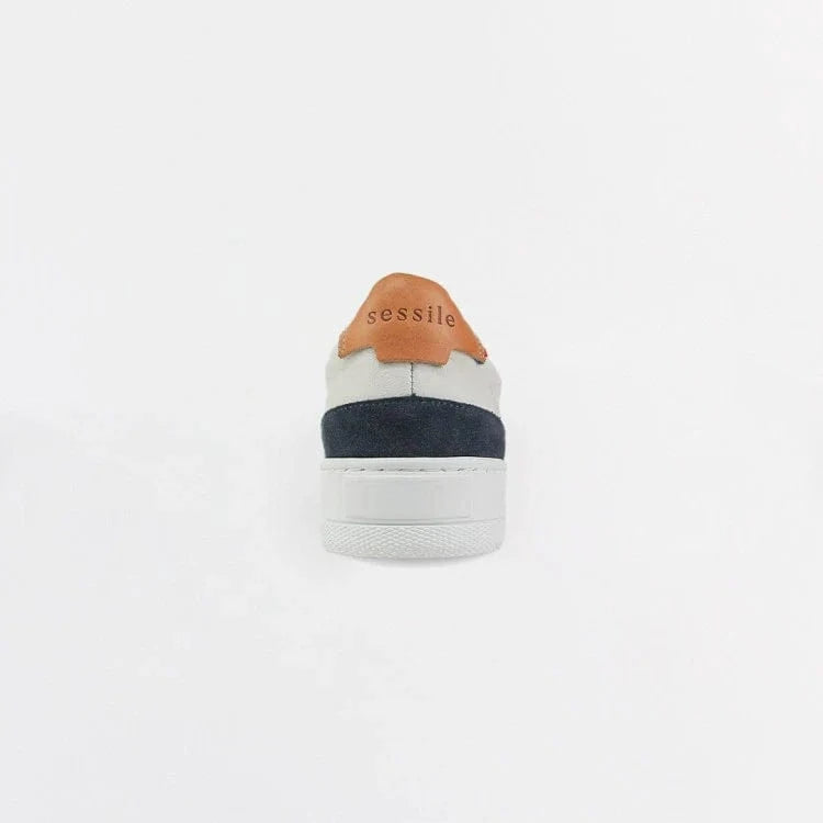 Basket française Belis Crème Bleue