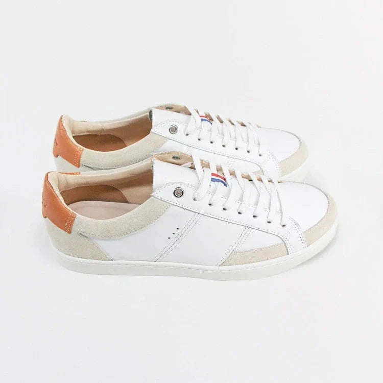 Basket française Hiba Blanc Beige