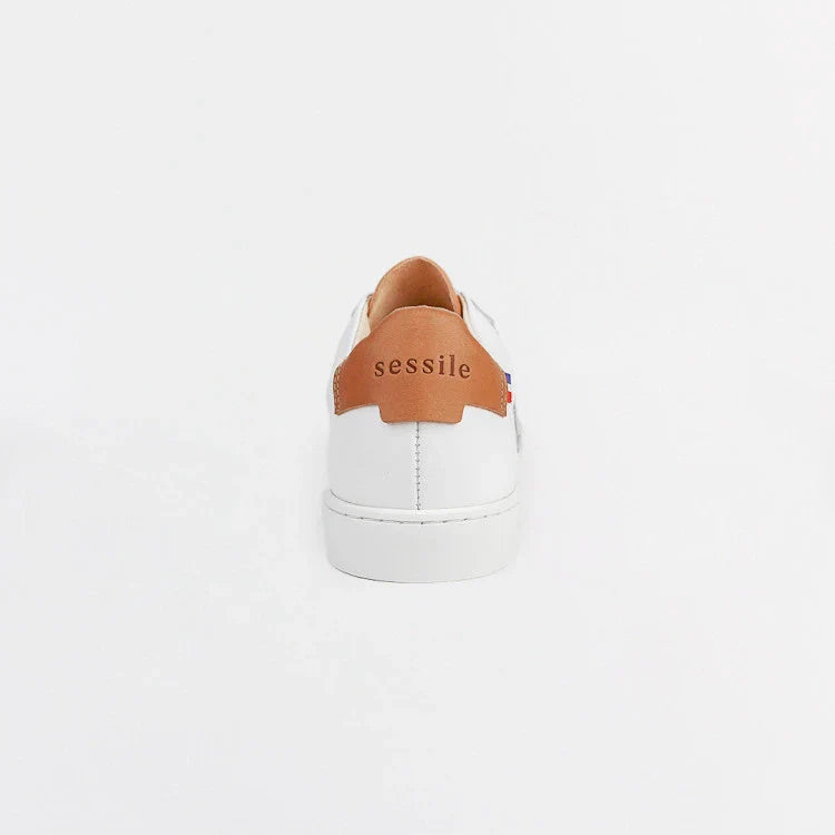 Basket française Spiréa Blanc Gris