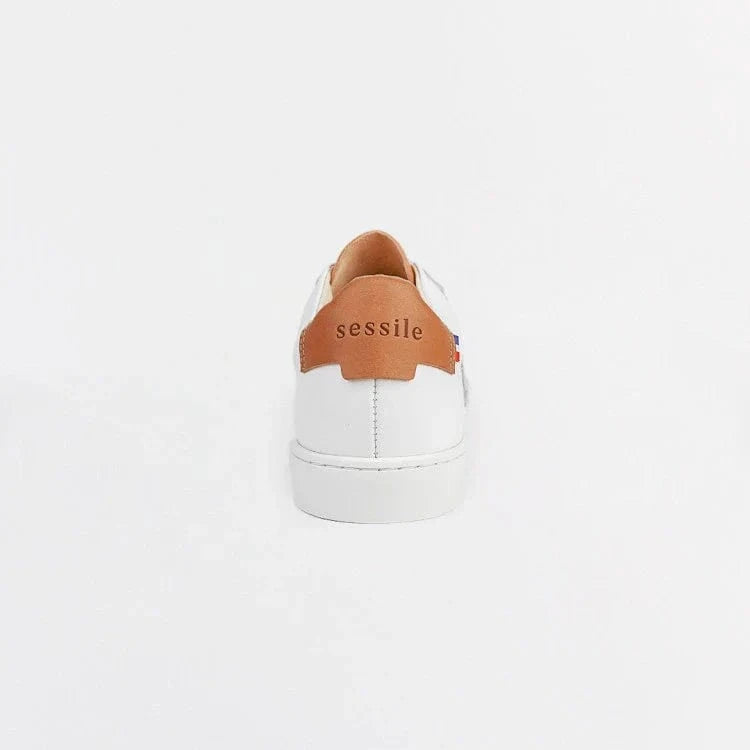 Basket française Spiréa Blanc Gris