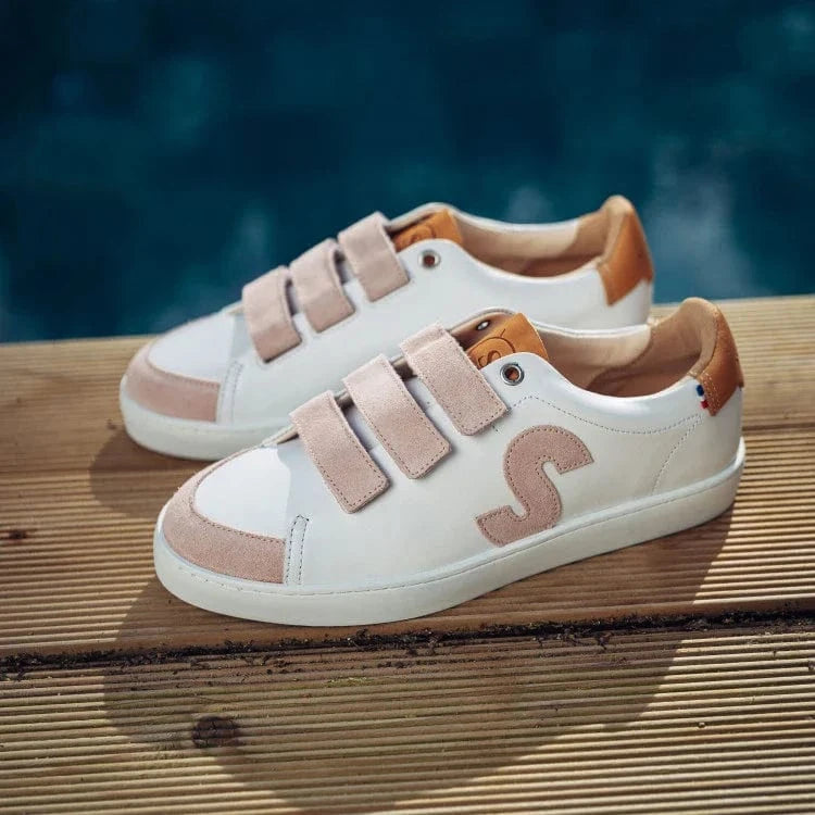 Basket française Spiréa Blanc Rose