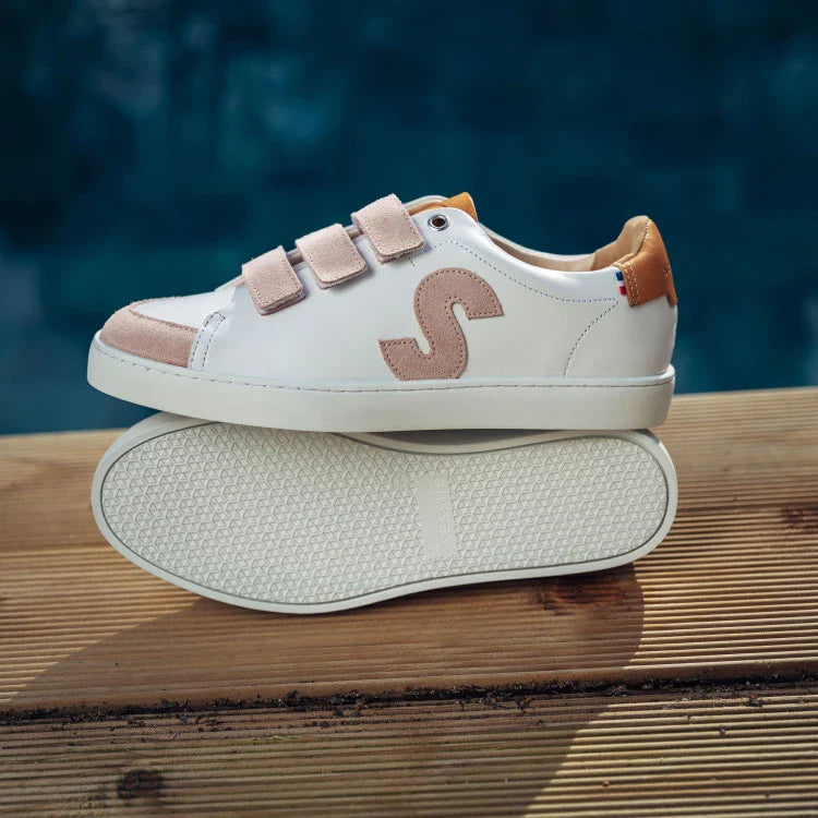Basket française Spiréa Blanc Rose