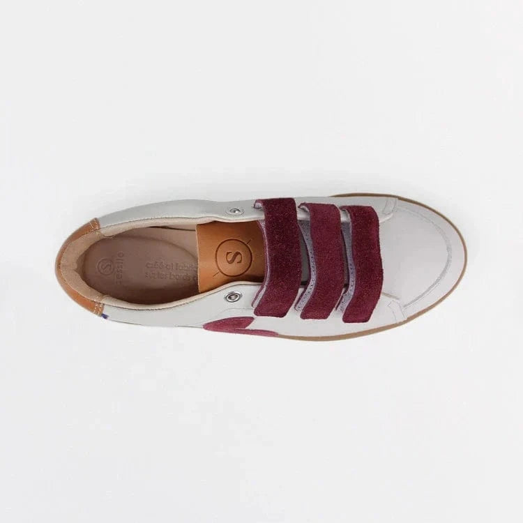 Basket française Spiréa Crème Bordeaux