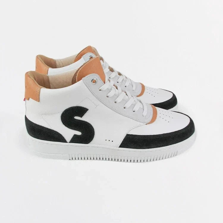 Basket française Sureau Blanc Noir