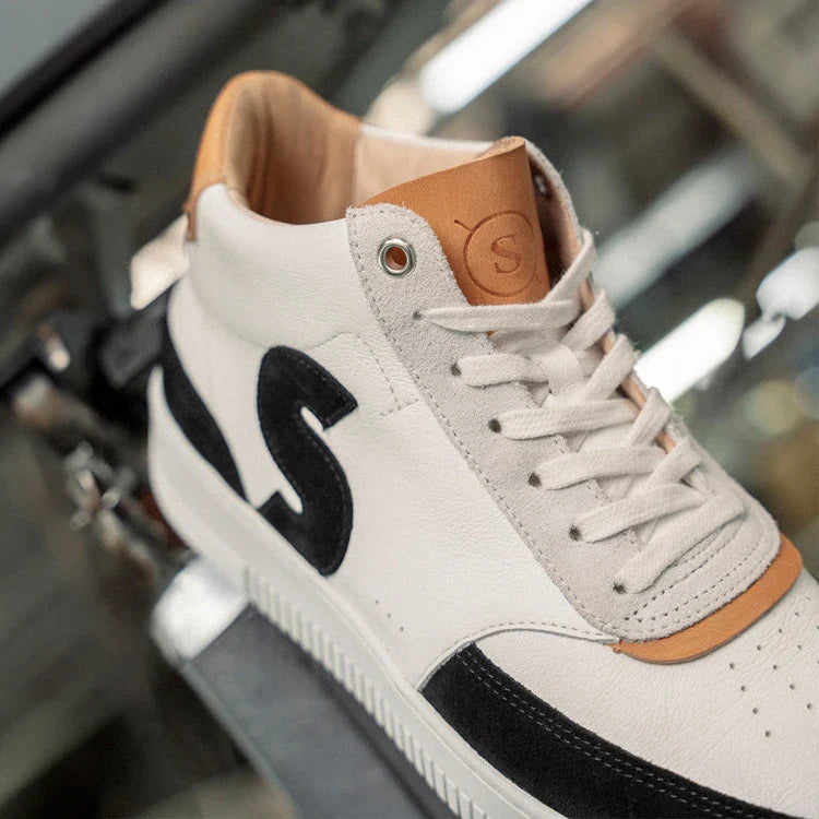 Basket française Sureau Blanc Noir