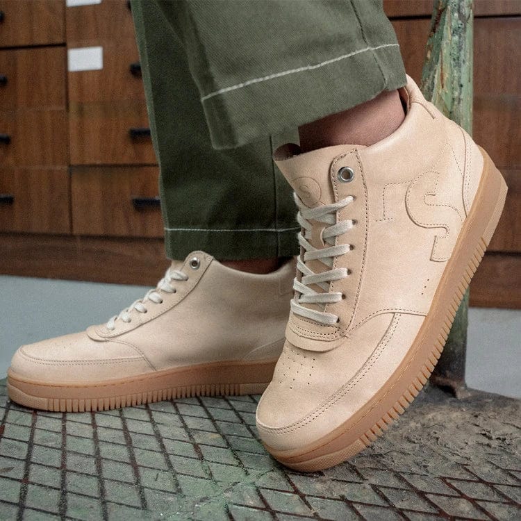 Basket française Montante Blond Made in France