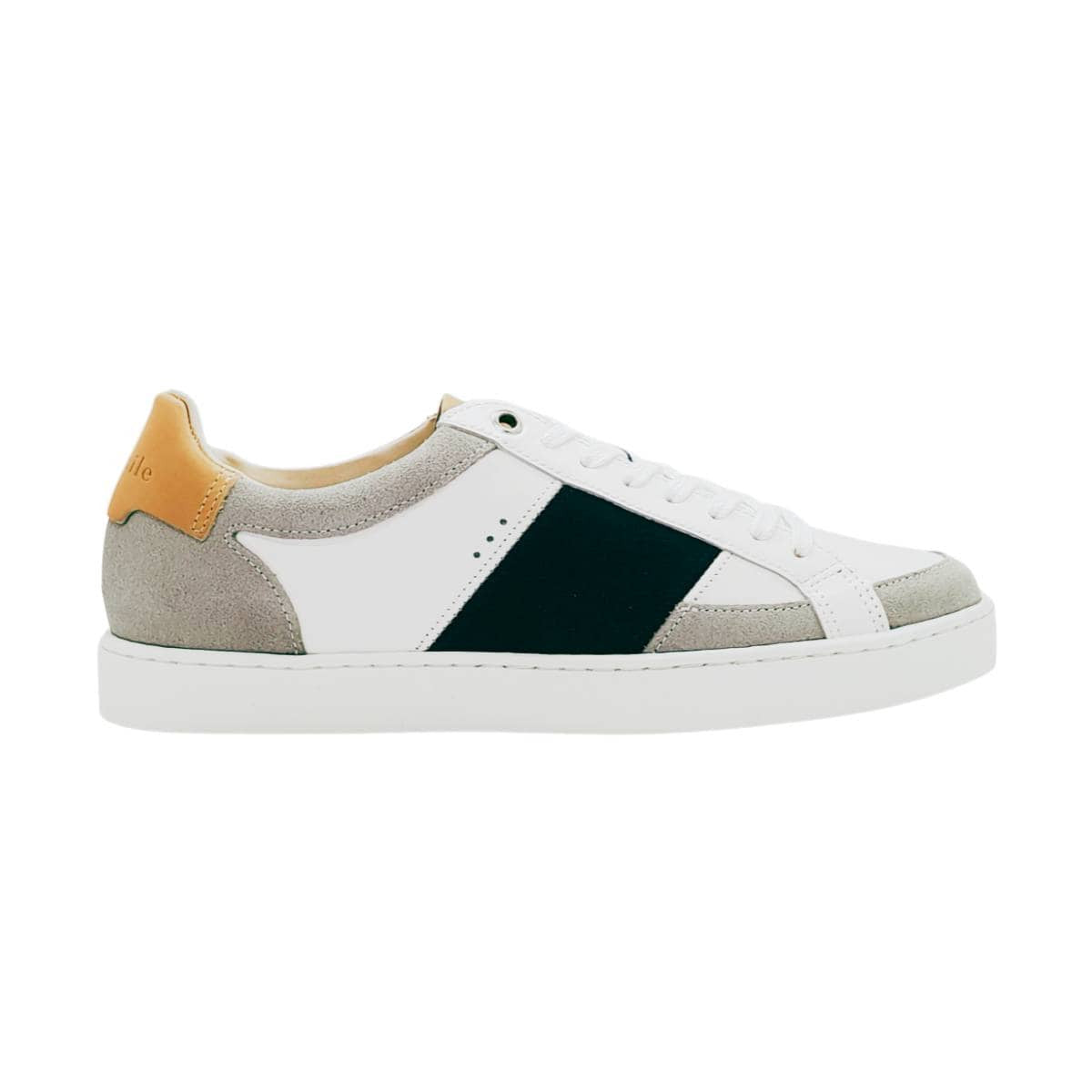 basket pour femme tendance en cuir et daim