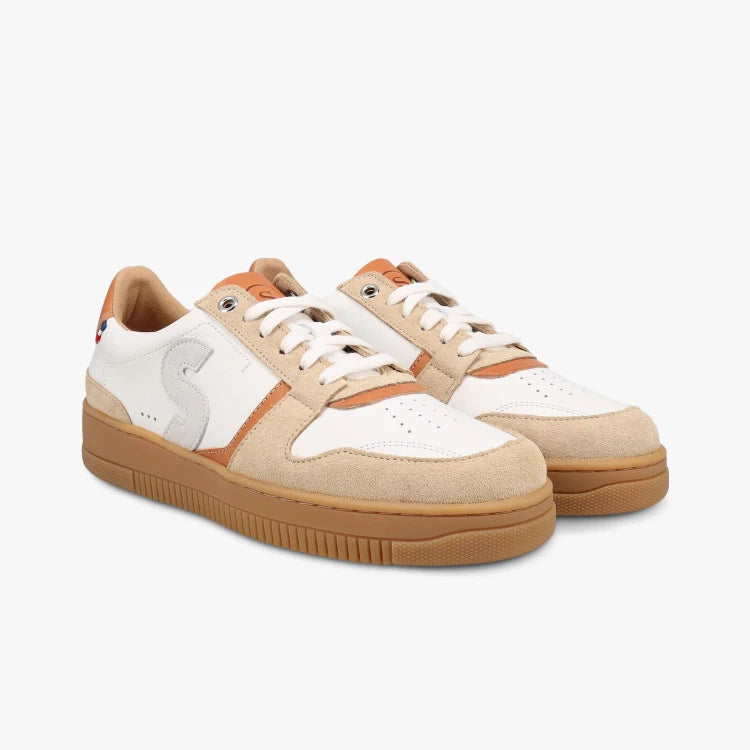 Basket Belis Blanc Beige