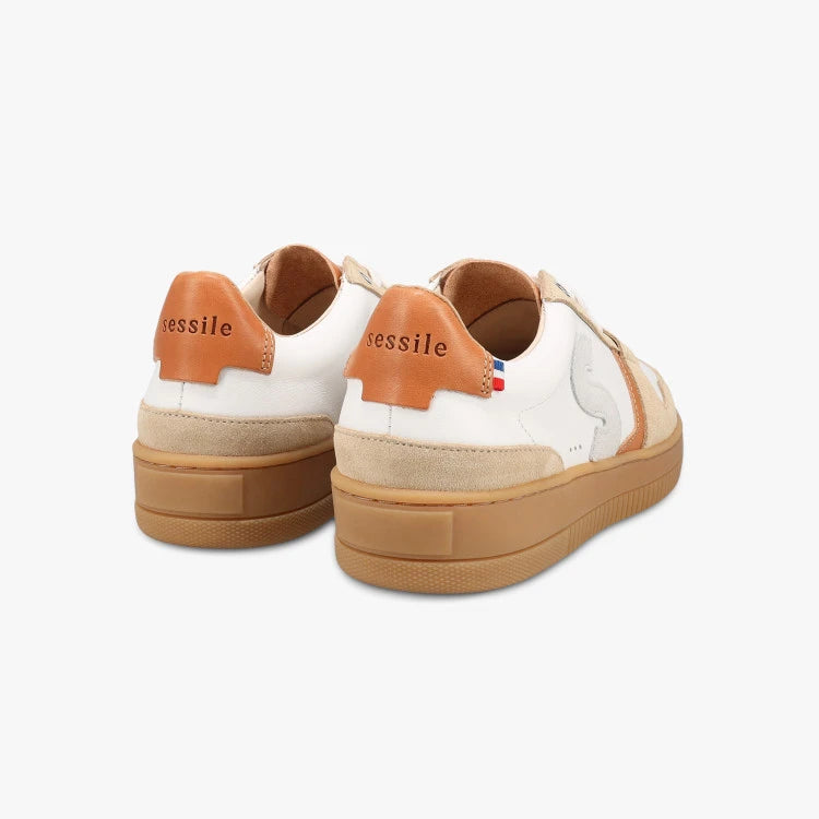 Basket Belis Blanc Beige