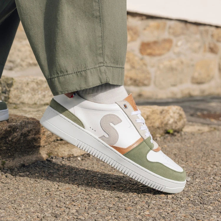 Basket Belis Blanc Sauge