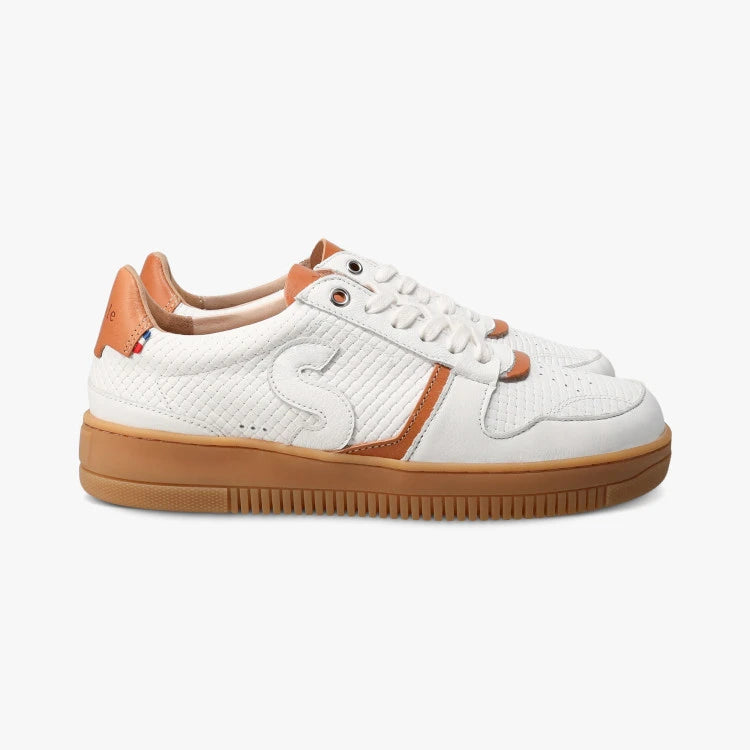 Basket Bellis Blanc Tressé