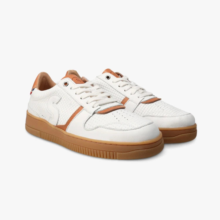 Basket Bellis Blanc Tressé