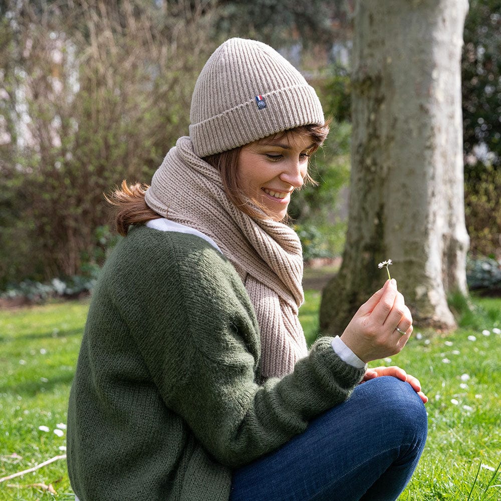 Bonnet Femme Beige