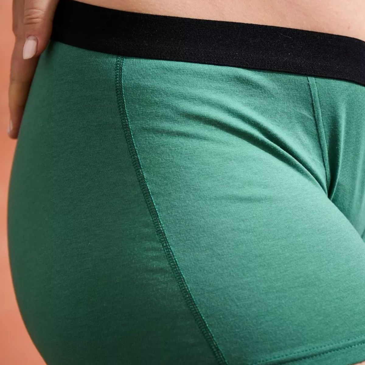 Boxer coton femme Vert