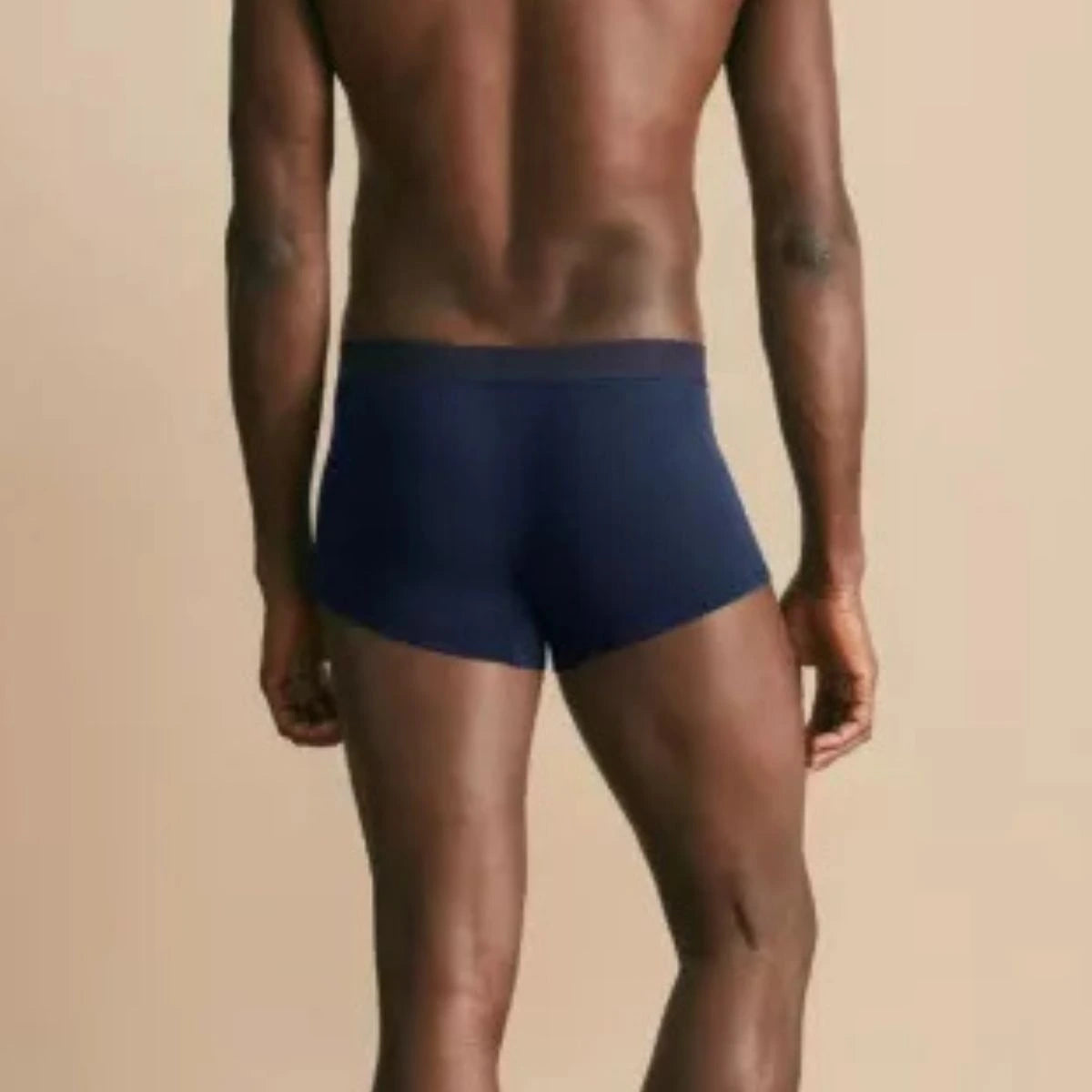 boxer pour homme marine foncé made in France, en coton bio certifié