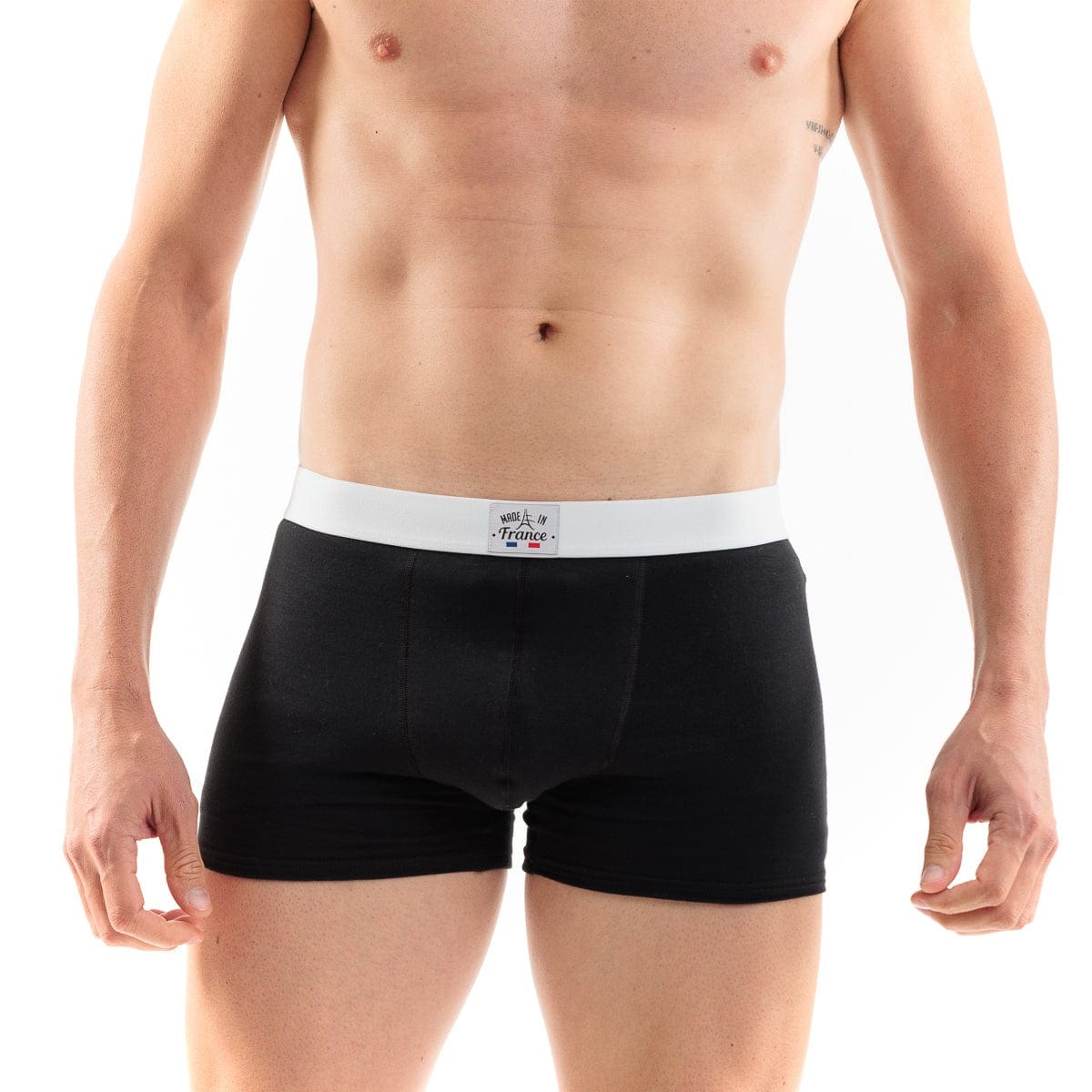boxer noir pour homme en coton