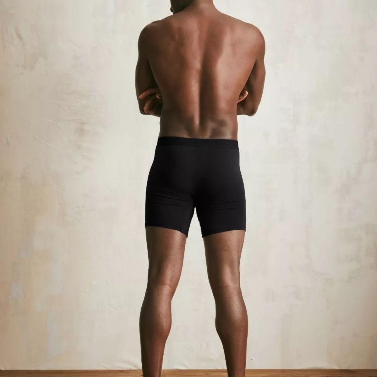 Boxer long homme noir