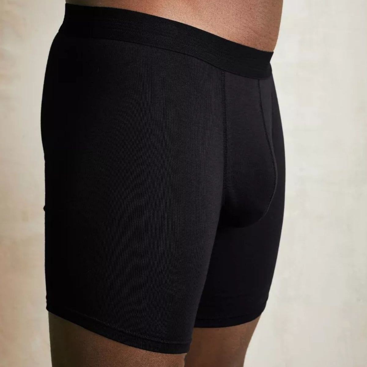 Boxer long homme noir