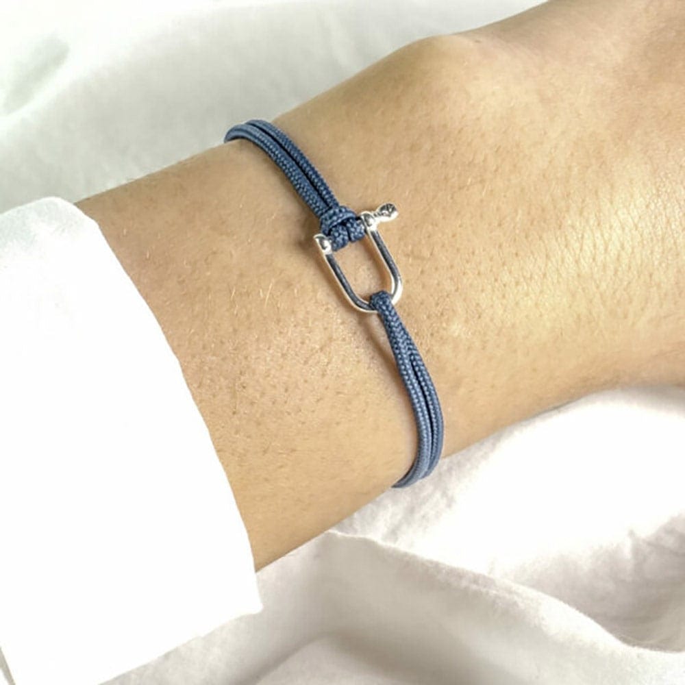 Bracelet Anaïs - bleu argent