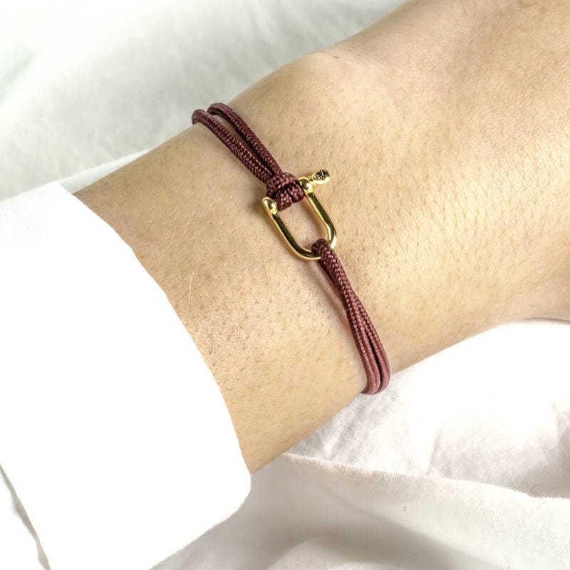 Bracelet Léa - Aubergine