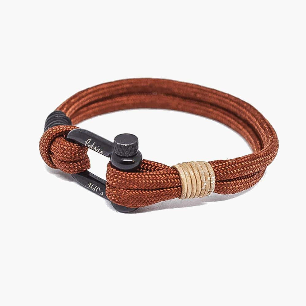 Bracelet mixte caramel