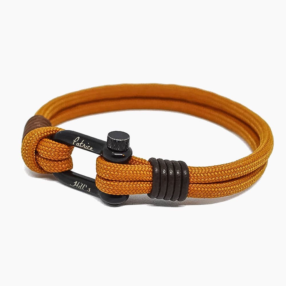 Bracelet mixte moutarde