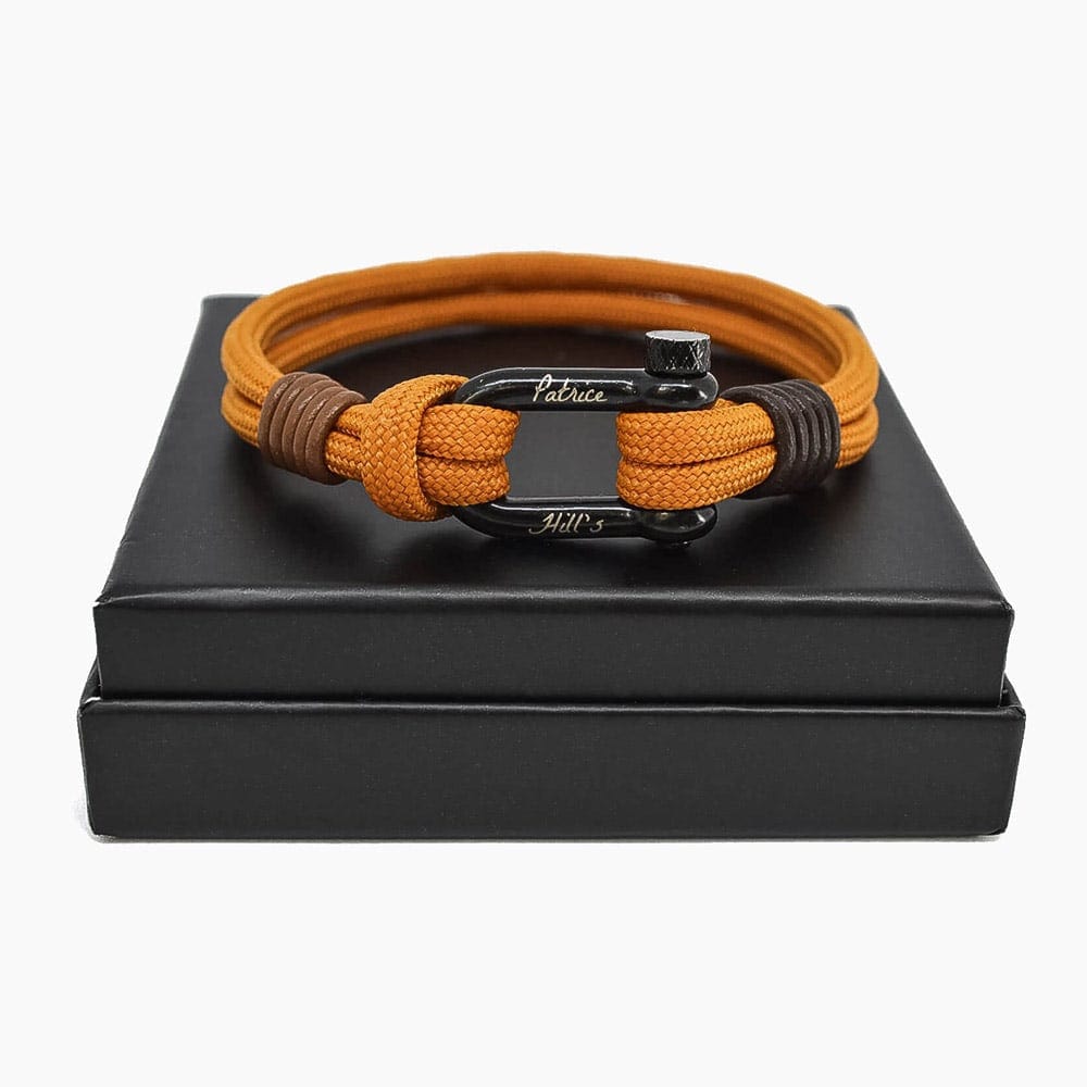 Bracelet mixte moutarde