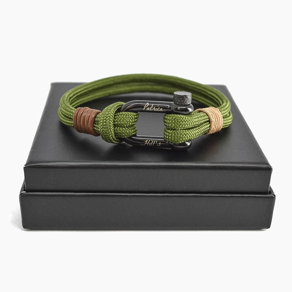 Bracelet mixte vert