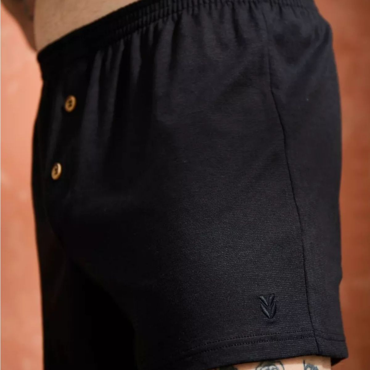 Caleçon Made In France LIN noir