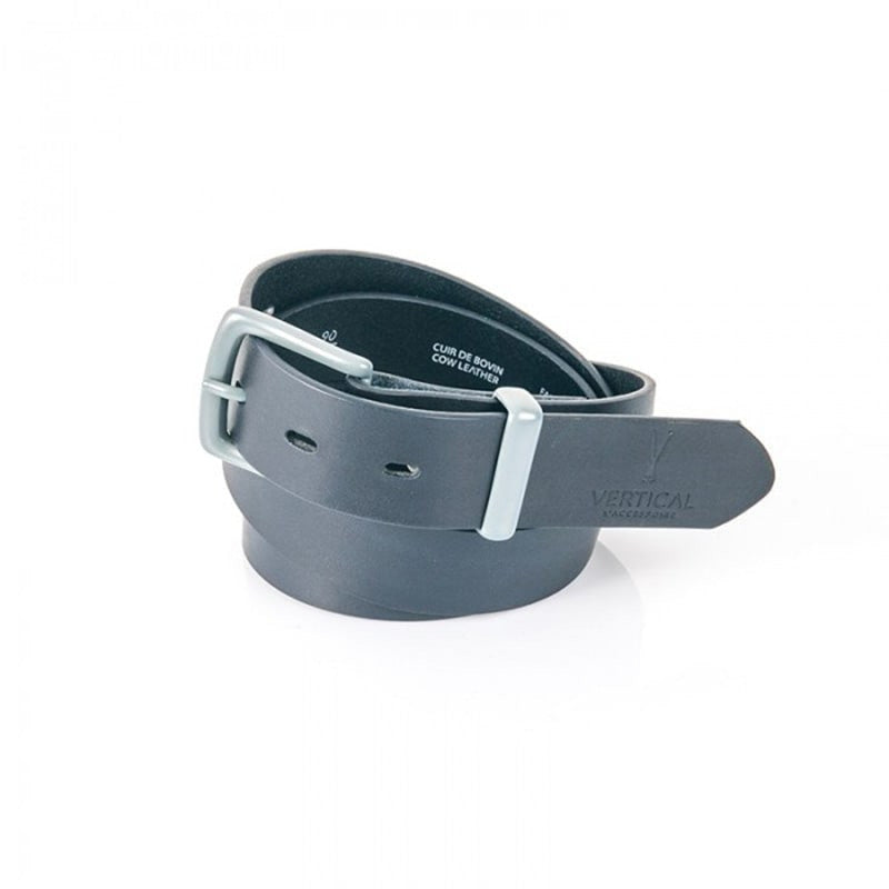 Ceinture en cuir bleu pour homme