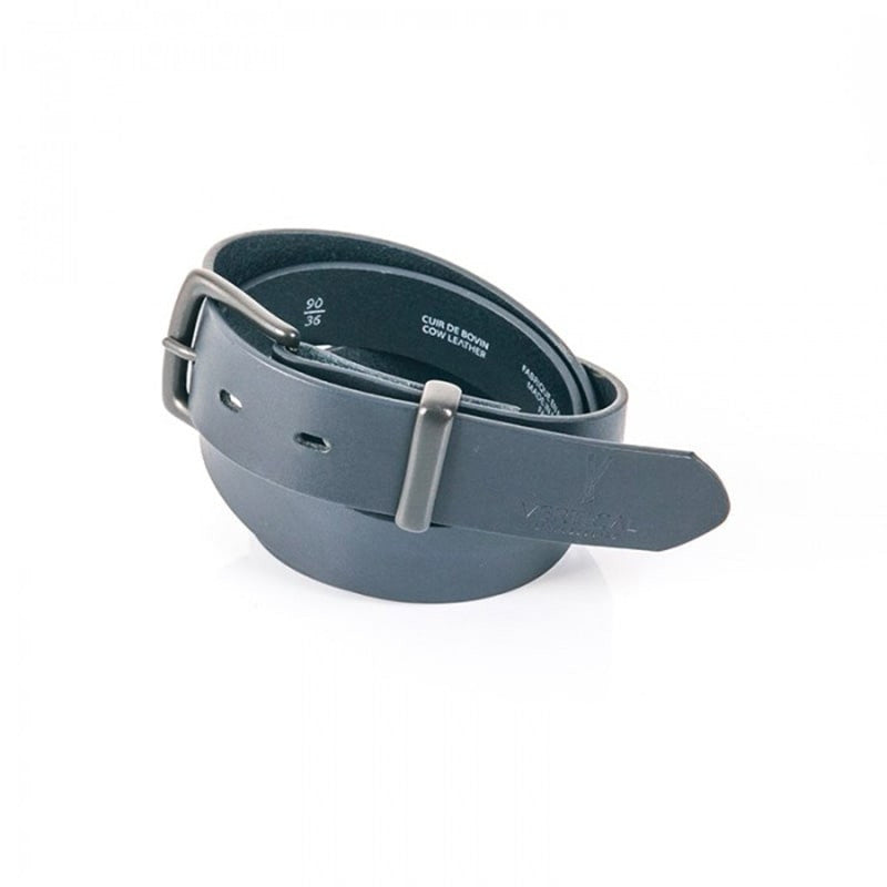 Ceinture en cuir bleu pour homme