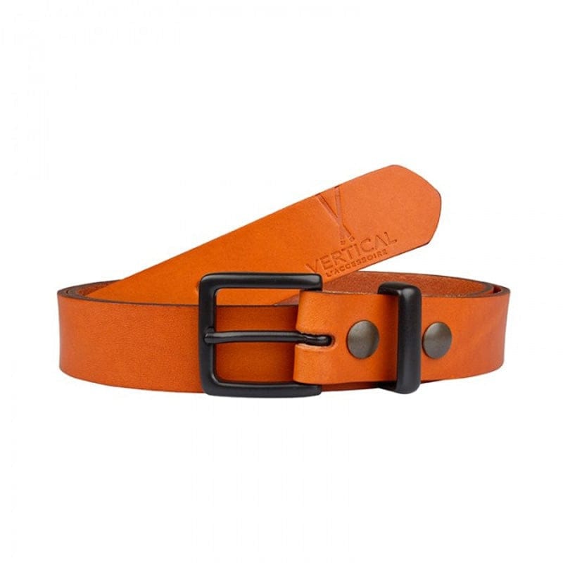 Ceinture cuir Camel homme avec boucle