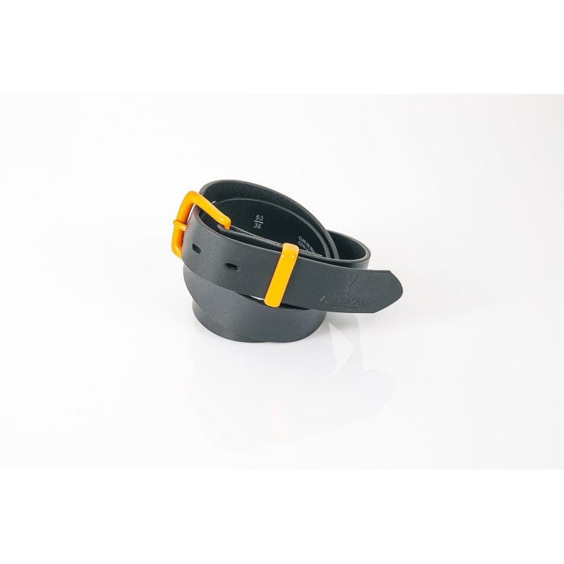 Ceinture cuir noir homme avec une boucle