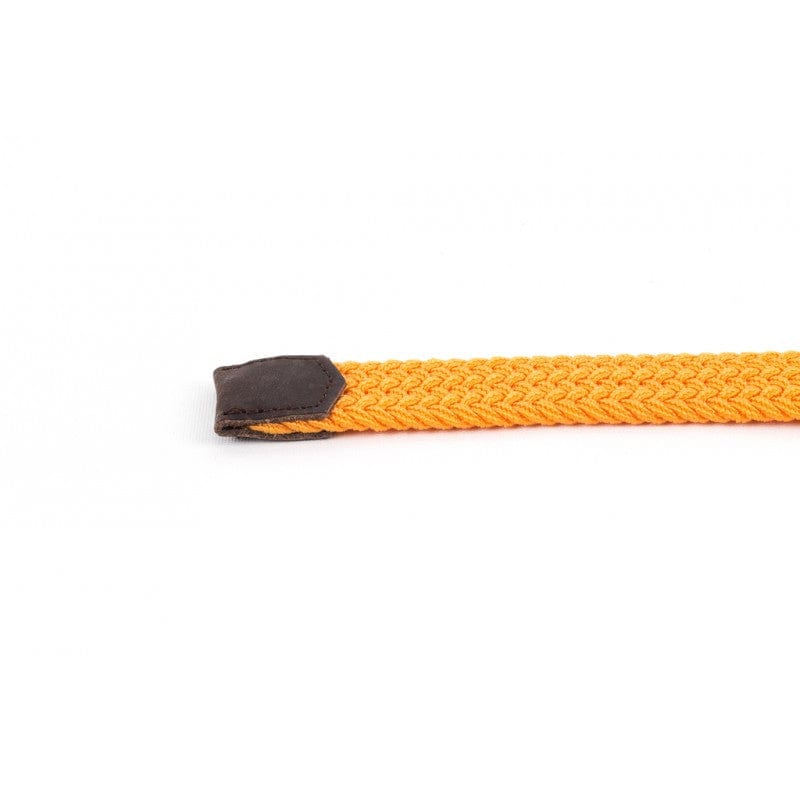 Ceinture tressée orange