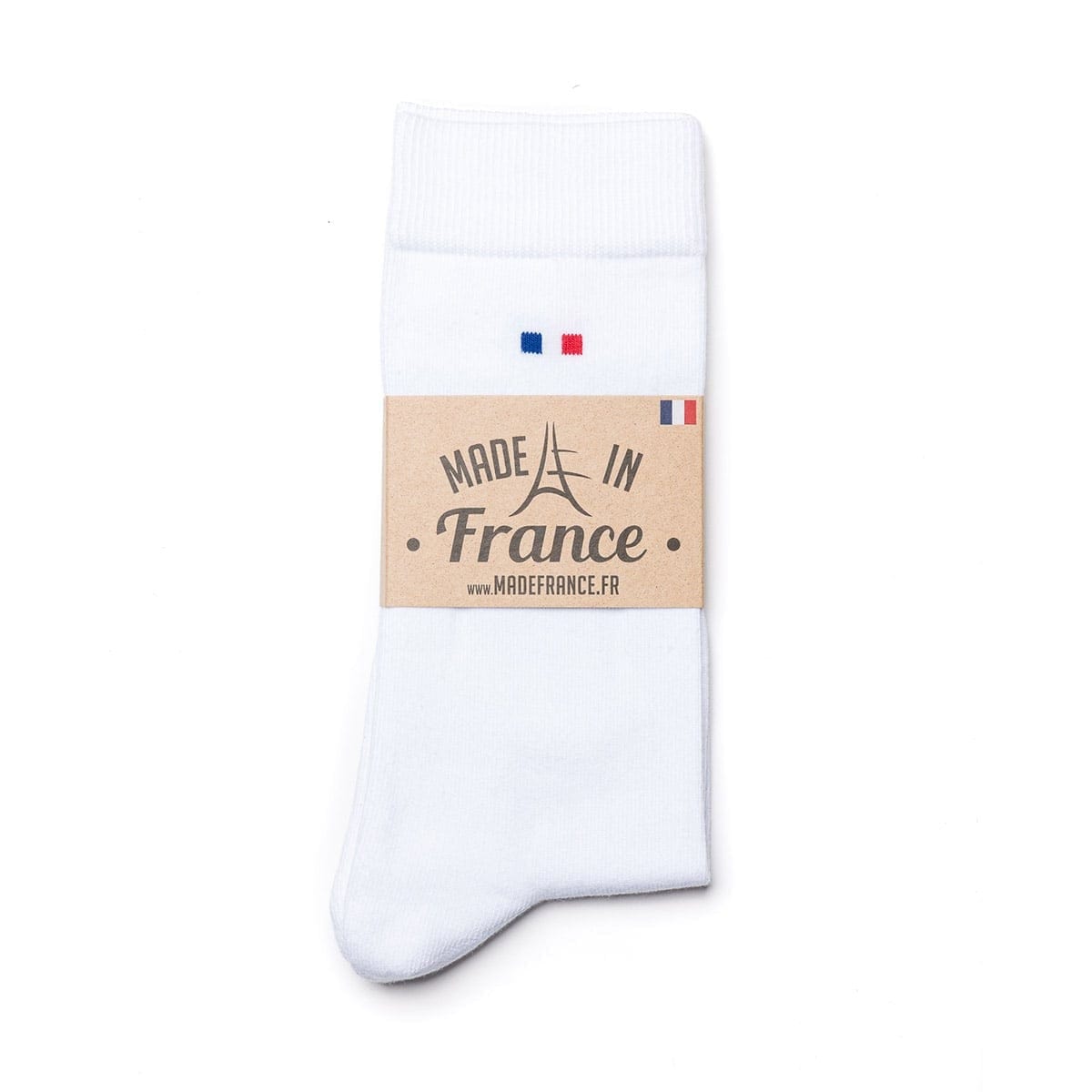 chaussettes pour homme blanche mi haute