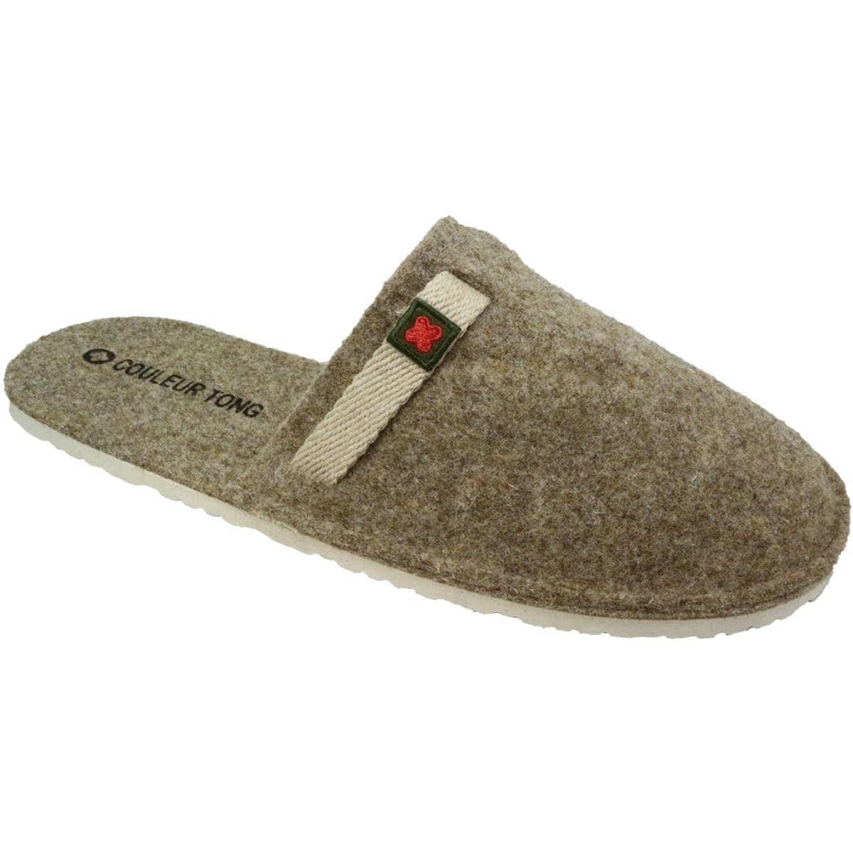 Chausson français Brun et écru