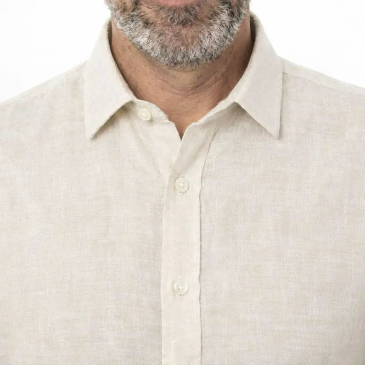 CHEMISE EN LIN ECRU | HOMME - Chemise française