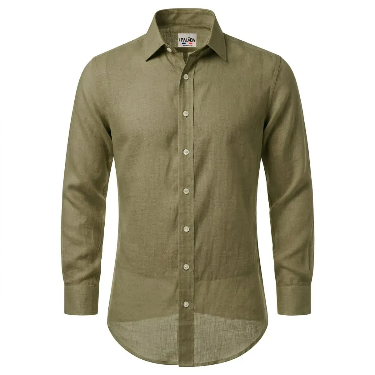 CHEMISE EN LIN KAKI | HOMME - Chemises françaises