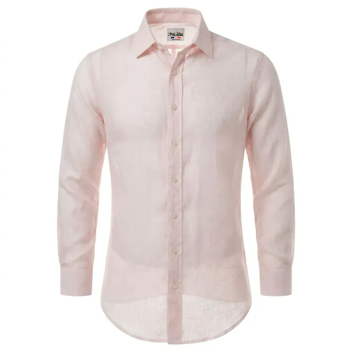 CHEMISE EN LIN ROSE HOMME TEMP - Chemise française