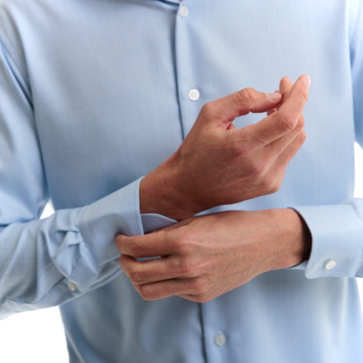 Chemise française bleu clair