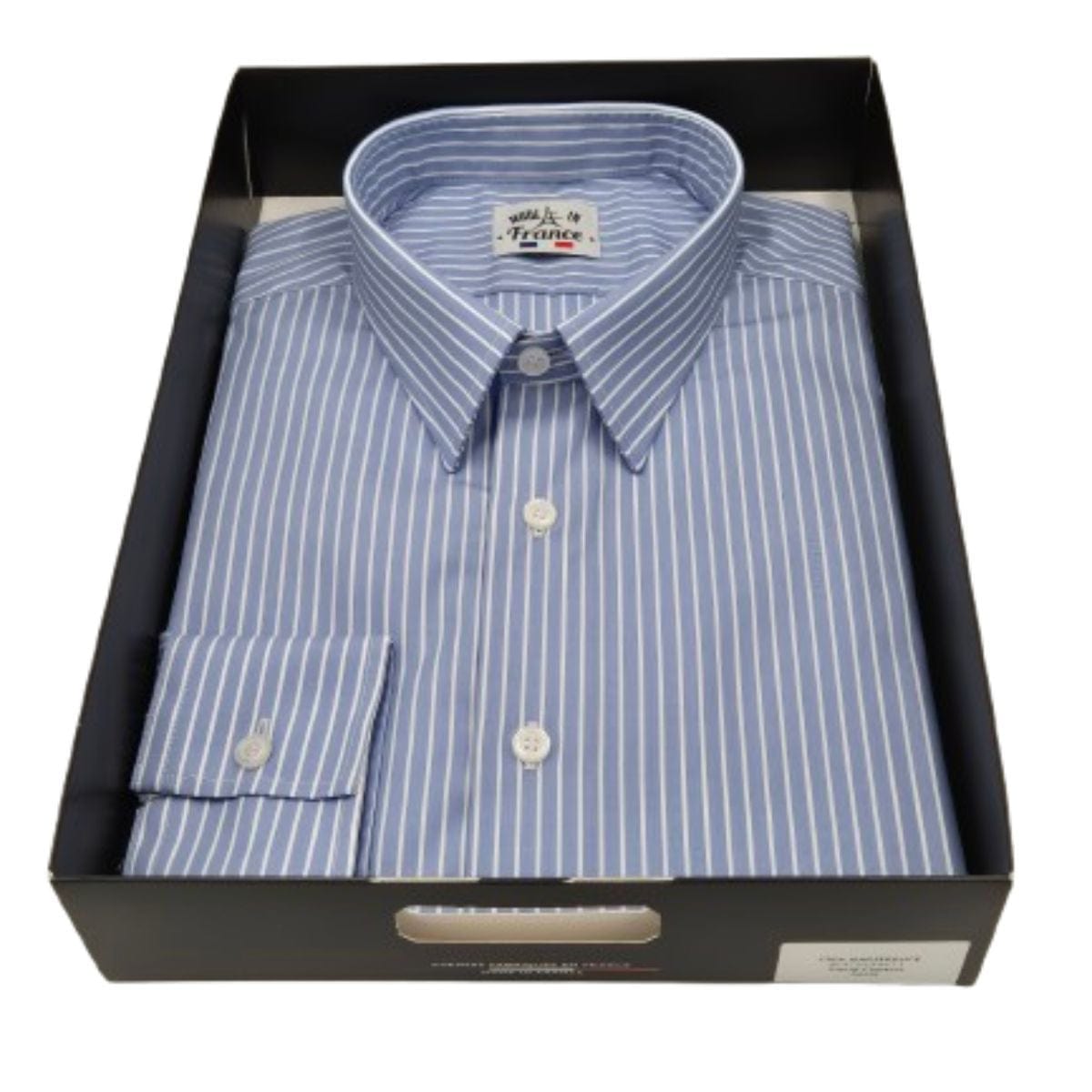 Chemise Rayée pour homme à manche longue