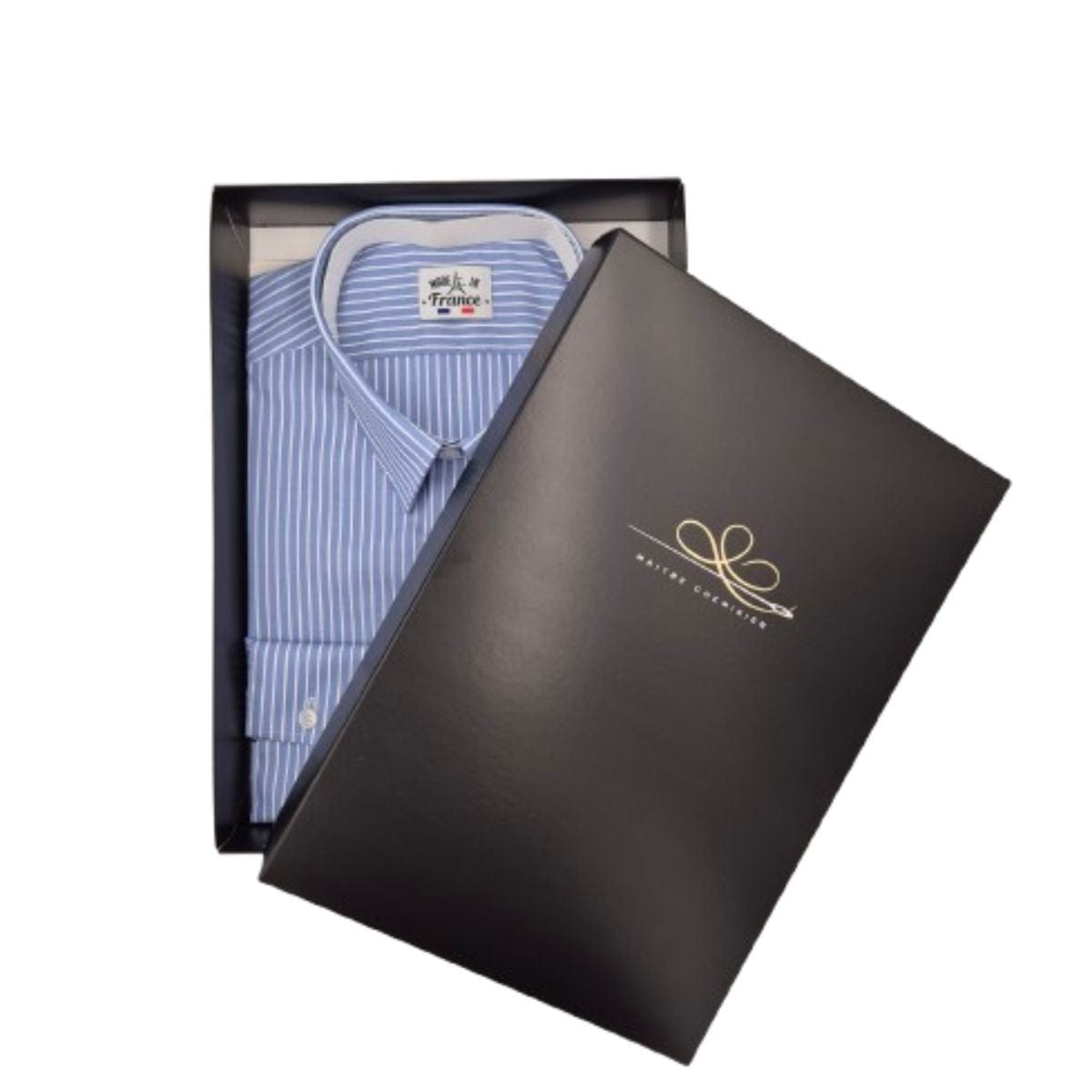 Chemise Rayée pour homme à manche longue