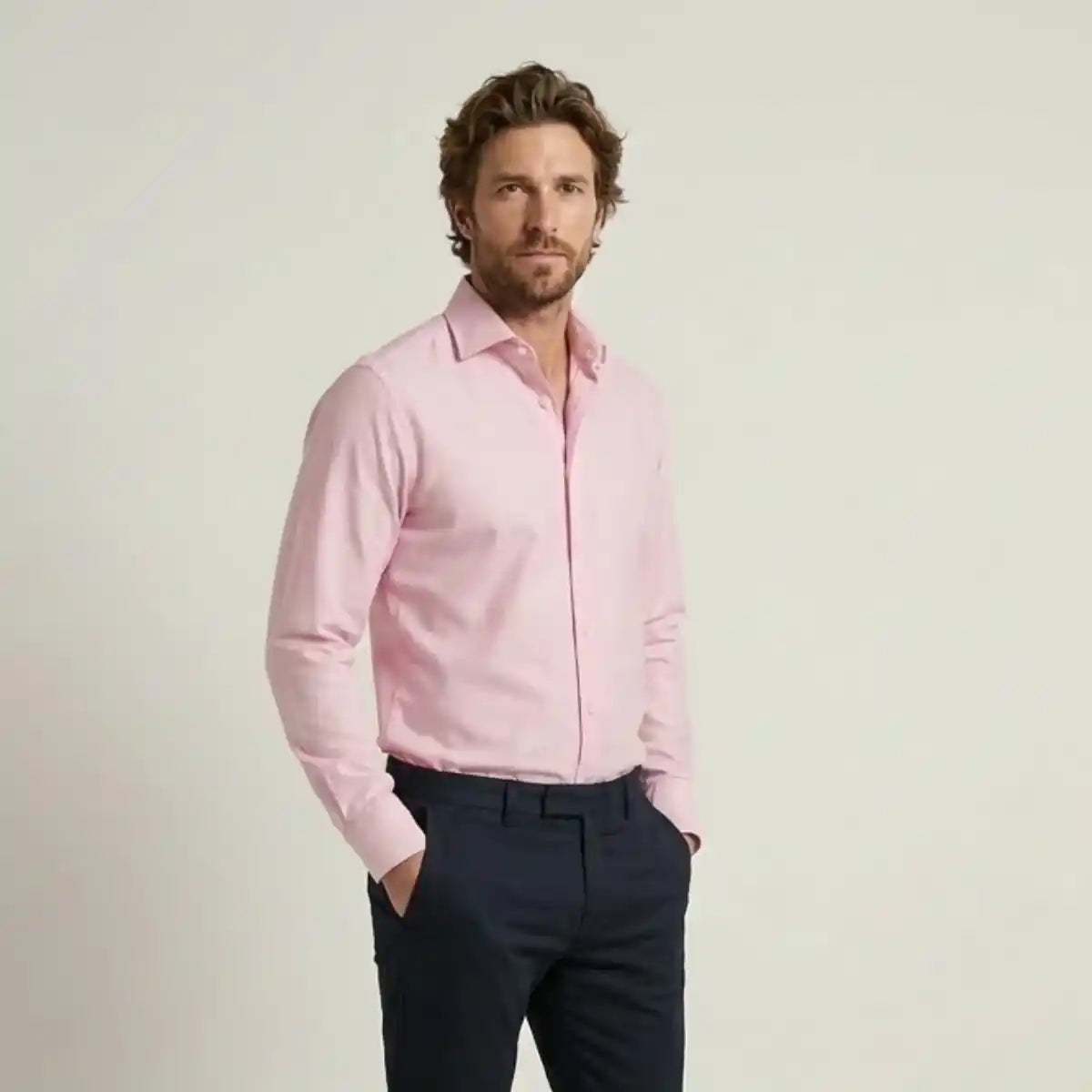 Chemise française rose